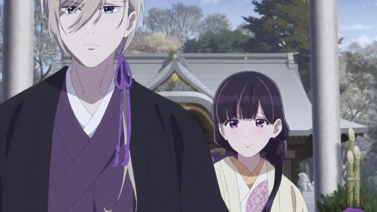 Кадр из аниме «Мой счастливый брак»   📷