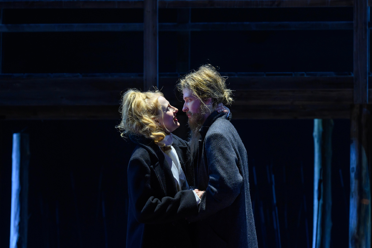 "Чайка": Софья Шидловская (Нина Заречная) и Илья Козырев (Константин Треплев)