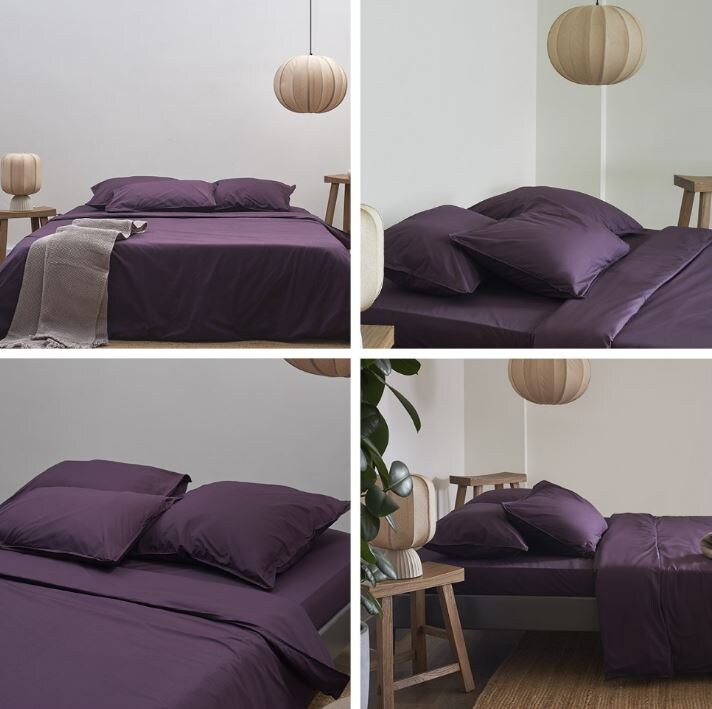 Комплект постельного белья из стираного перкаля сливового цвета из коллекции Essential – отличный выбор для тех, кто ценит комфорт и стиль. Мягкая текстура перкаля делает сон еще приятнее.