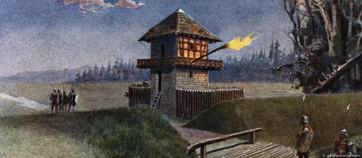 Так выглядел пограничный пункт Заальбург при римлянах