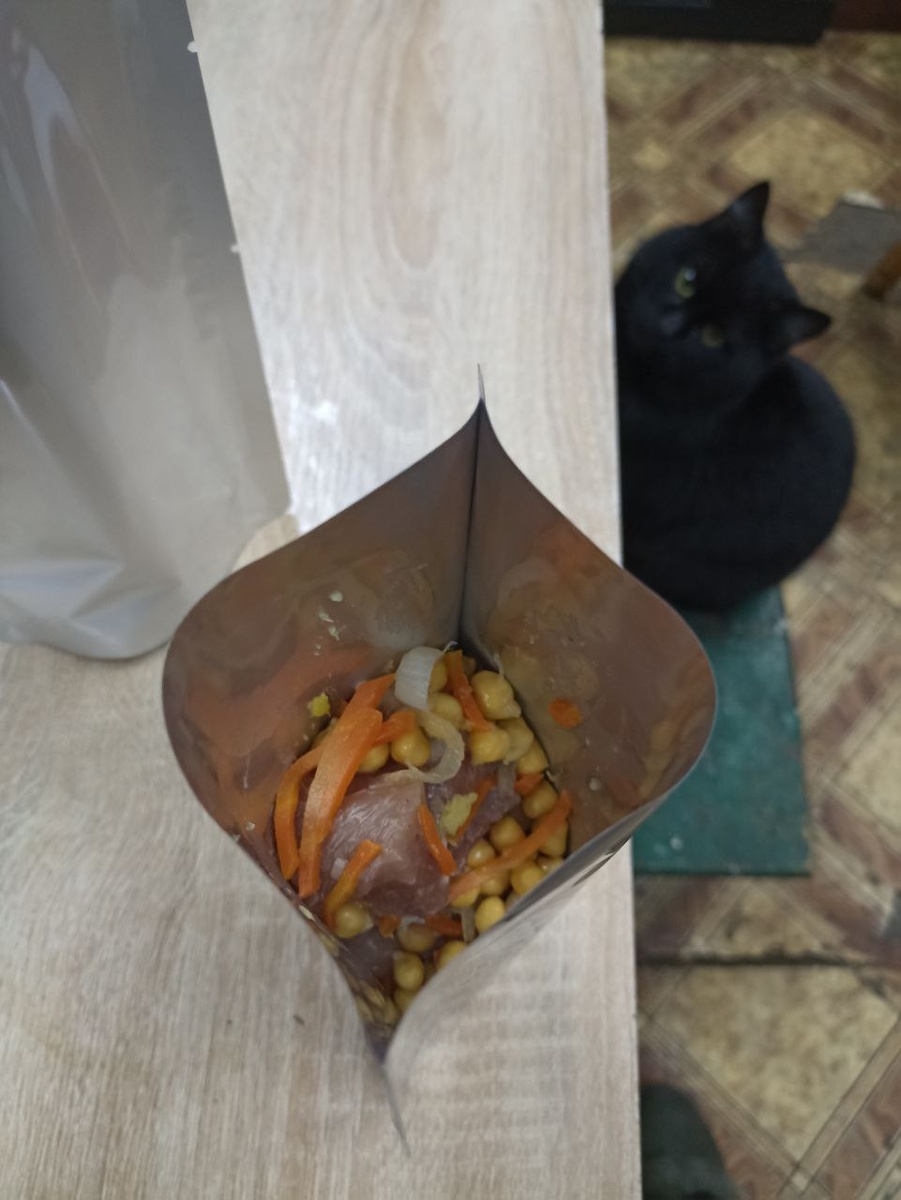 В этот раз свинина с нутом.