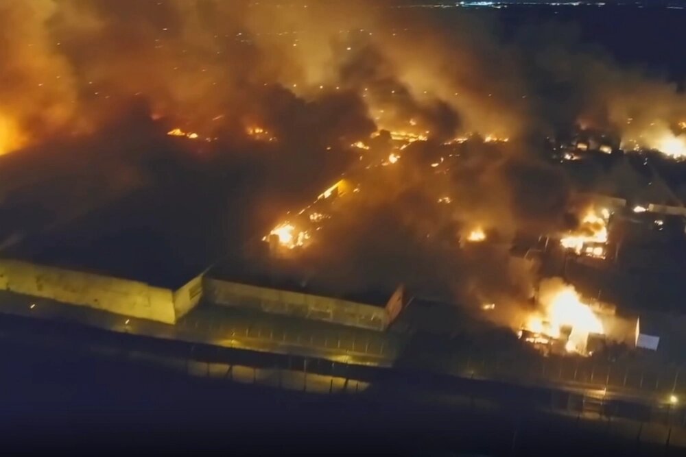    Пожар в колонии. Фото: СК по Иркутской области