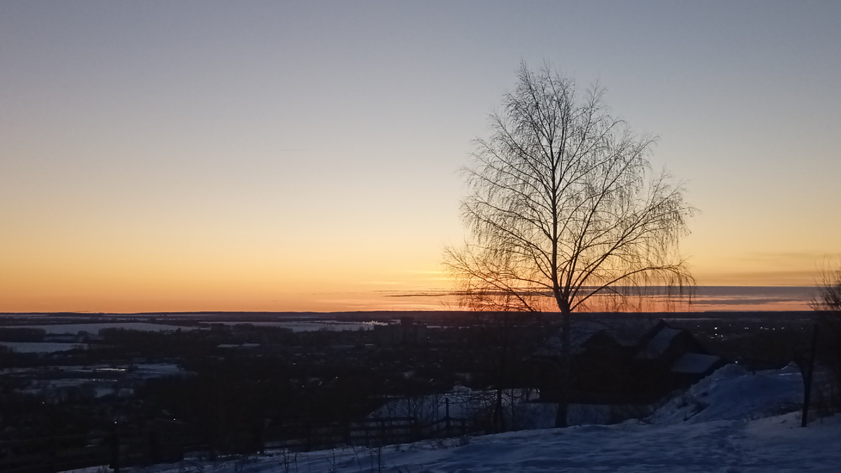 Закат в Каменке