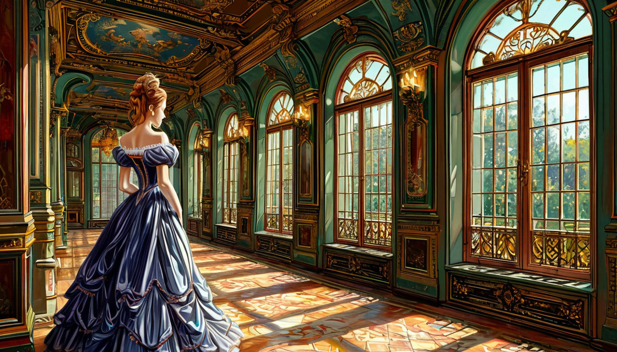 Золушка в раздумьях. Изображение от ИИ Шедеврум