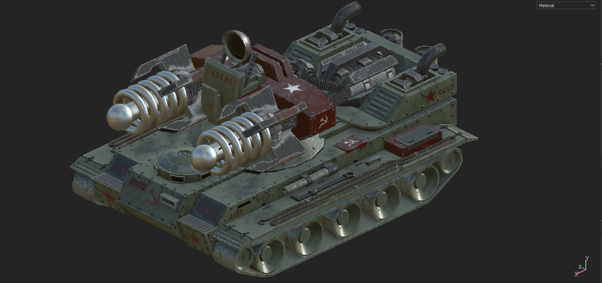 Тесла танк из Ред Алерт 2