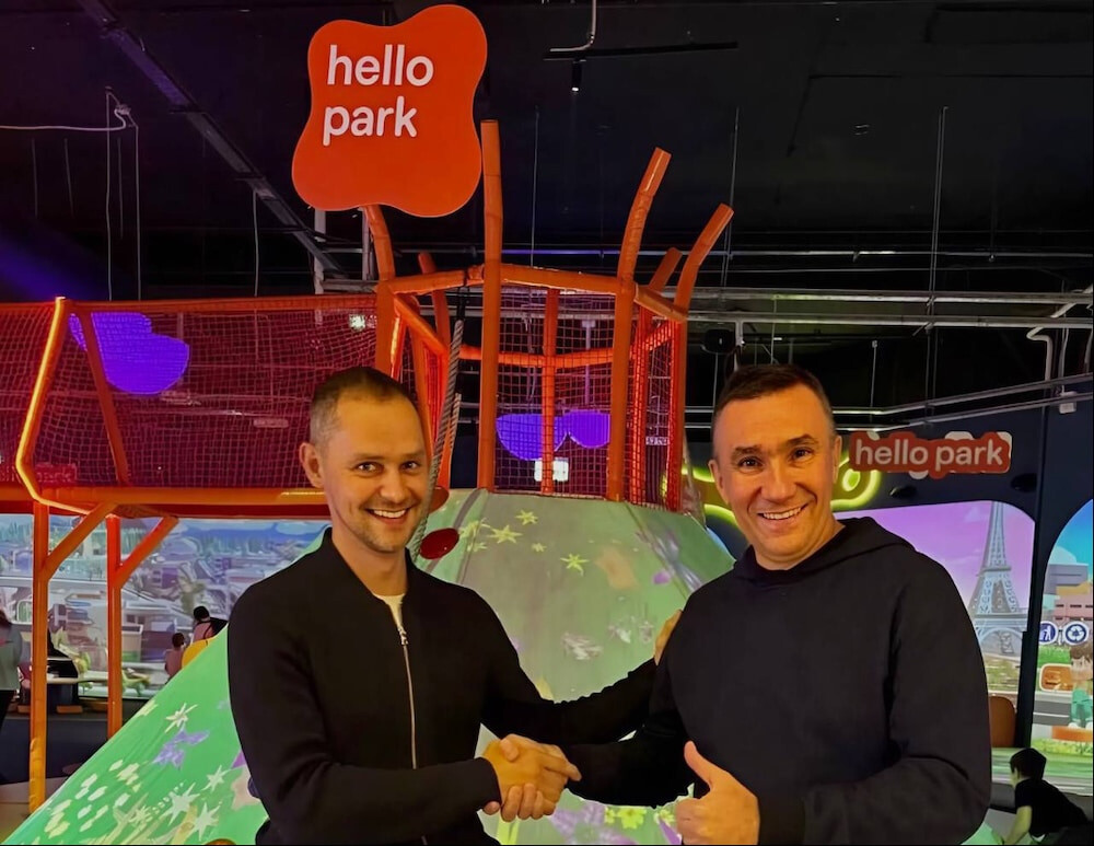 Алексей Завьялов, генеральный директор Hello Park и Акционер Сити-парка “Град” Евгений Хамин 