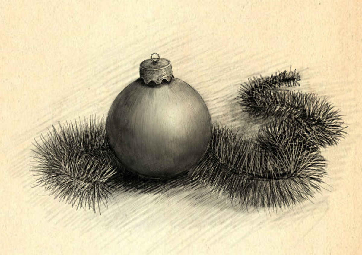 Иллюстрация к стихотворению Белой Мысли - «Мишура»