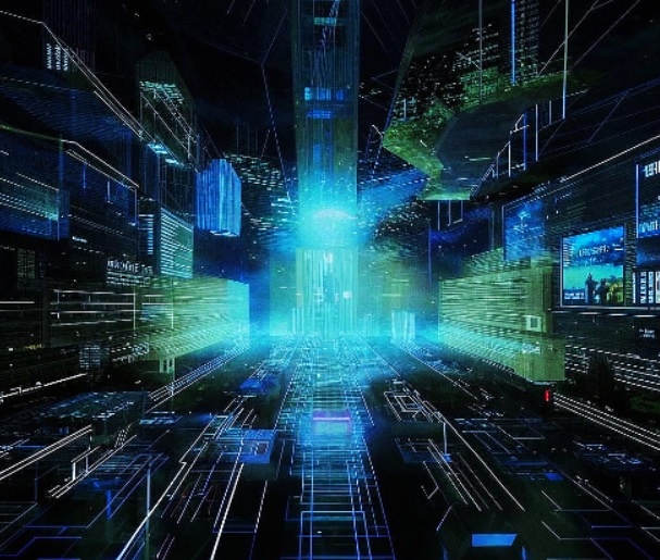 Цифровые следы поэта в Киберпространстве. Иллюстрация нейросети.