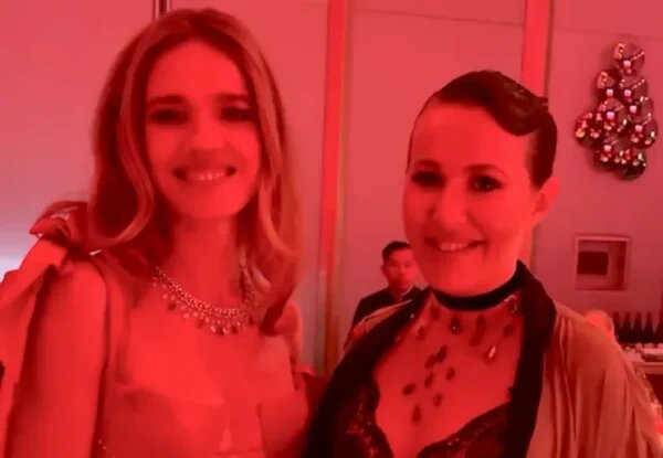    Ксения Собчак и Наталья Водянова. Фото: ТВЦ