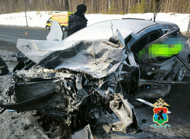    Смертельная авария произошла на трассе в КарелииПолиция Карелии