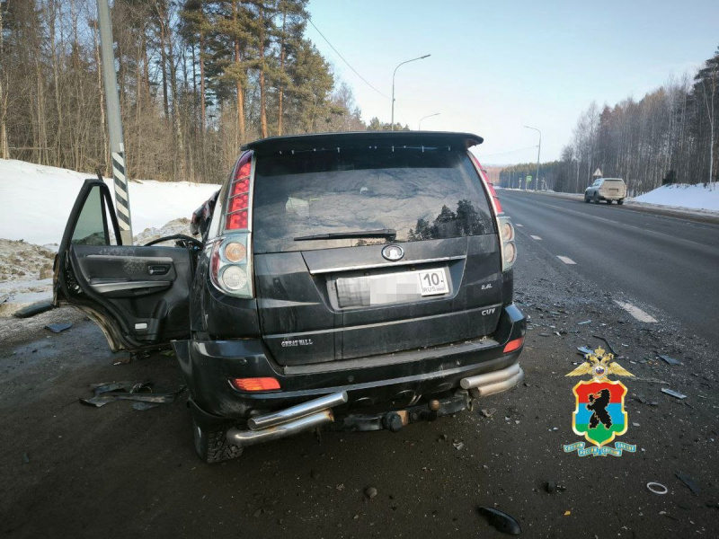    Смертельная авария произошла на трассе в КарелииПолиция Карелии