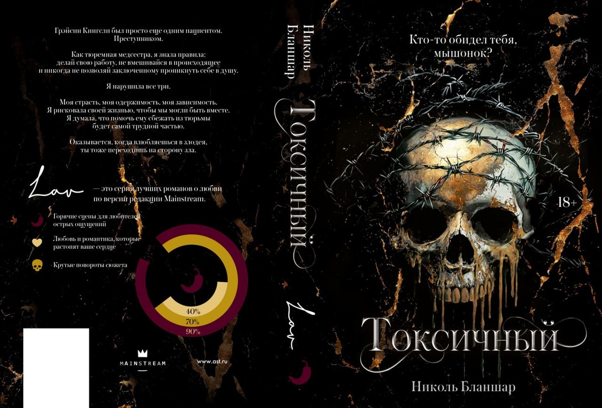 Грэйсин Кингсли был просто еще одним пациентом. Преступником.Как тюремная медсестра, я знала правила: делай свою работу, не вмешивайся в происходящее и никогда не позволяй заключенному проникнуть себе в душу.Я нарушила все три.Моя страсть, моя одержимость, моя зависимость. Я рисковала своей жизнью, чтобы мы могли быть вместе. Я думала, что помочь ему сбежать из тюрьмы будет самой трудной частью.Оказывается, когда влюбляешься в злодея, ты тоже переходишь на сторону зла. 