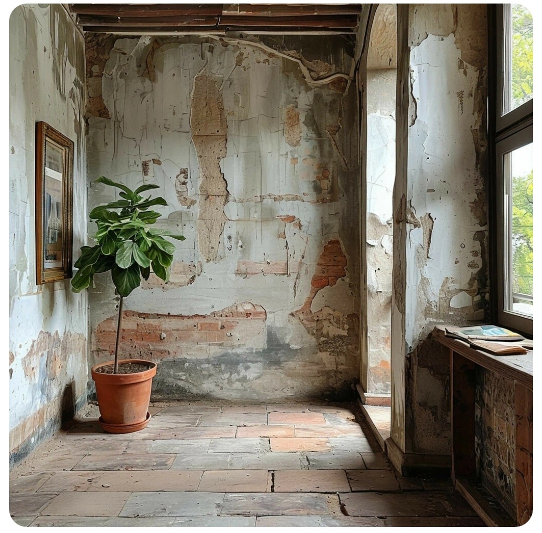 Штукатурка стены 