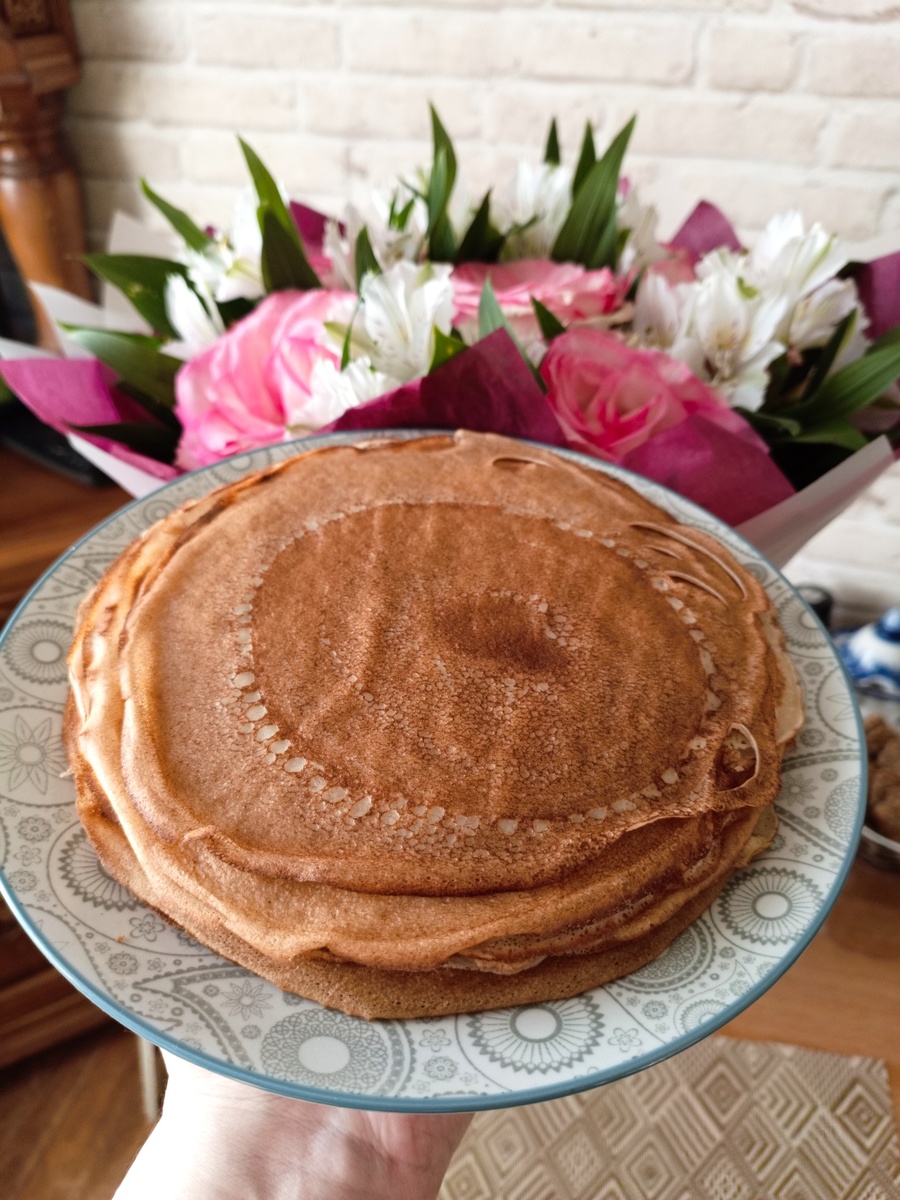 Блины на кефире и молоке. Фото автора 