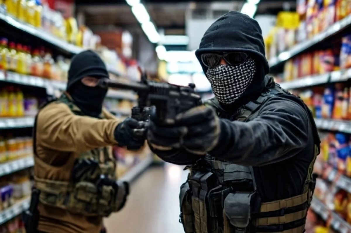    Пара грабителей устроила налёт на магазин техники в Петербурге