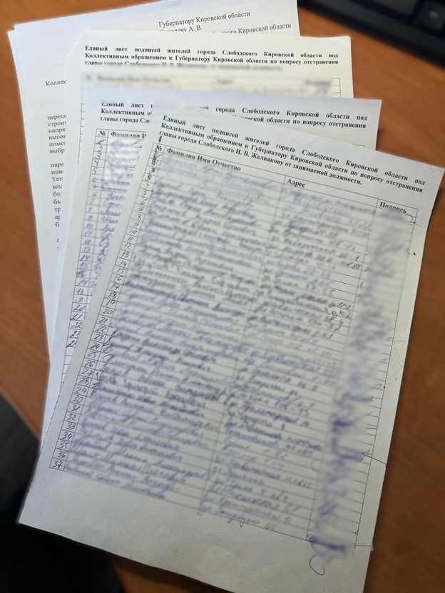    Жители Слободского требуют отставки главы города