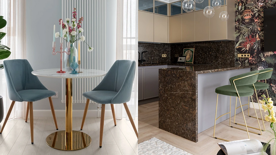 Слева проект Александры Келлер. Справа проект Елены Ивановой