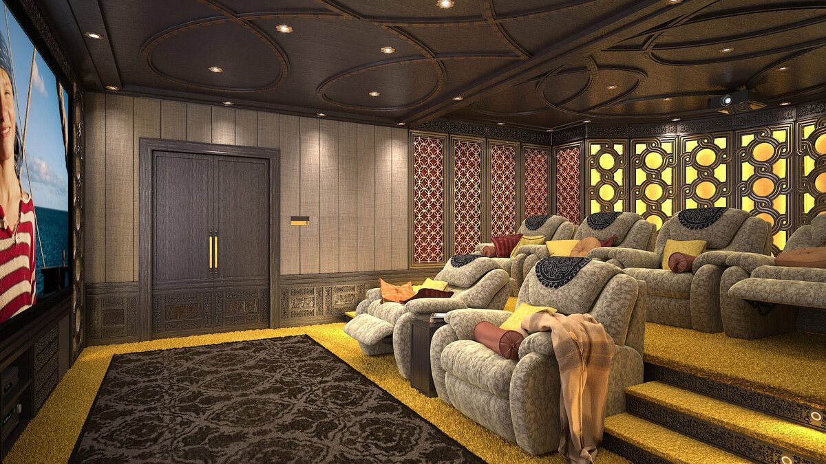 Интерьер кинозала