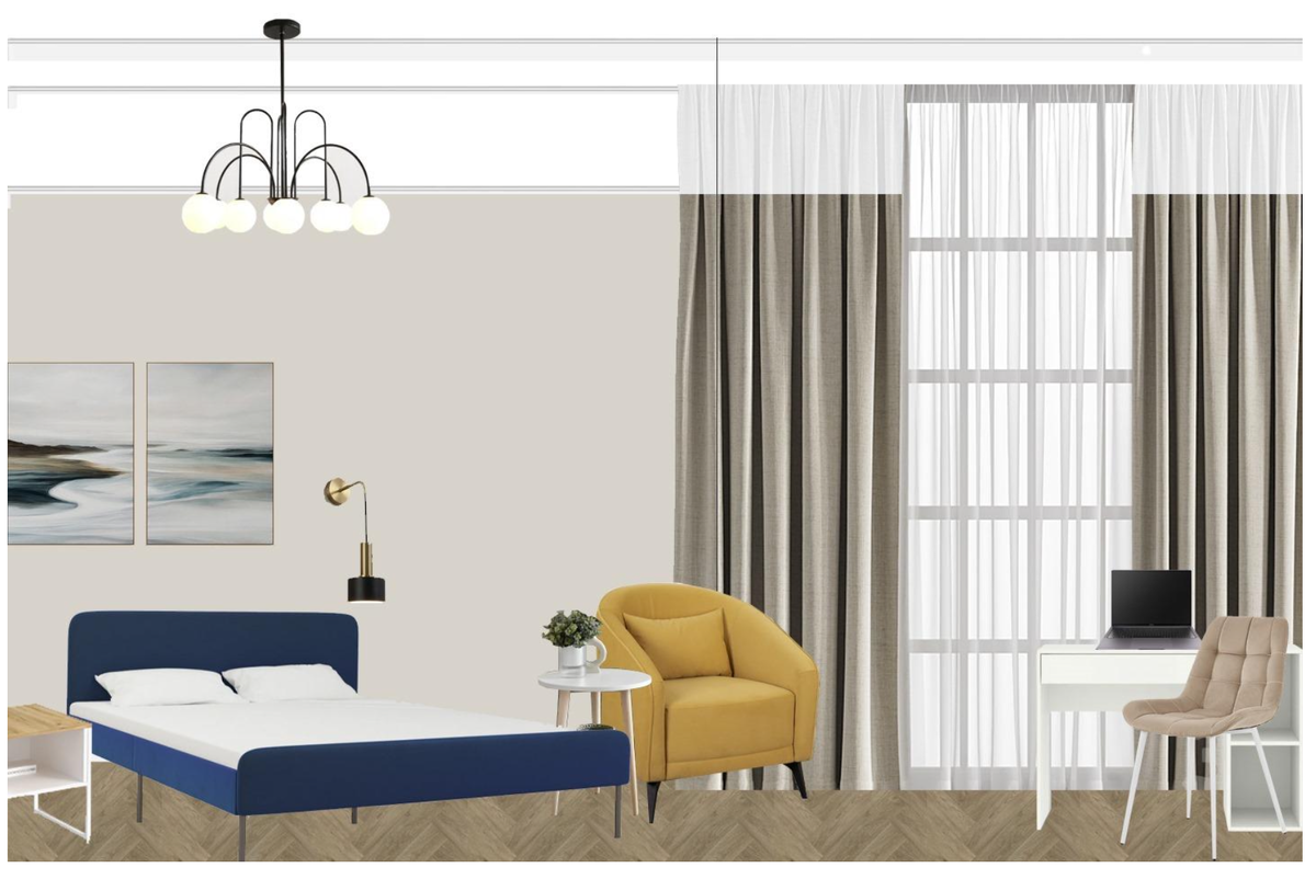 Вот такое визуальное решение предложили дизайнеры, позже я покажу, как его скорректировала