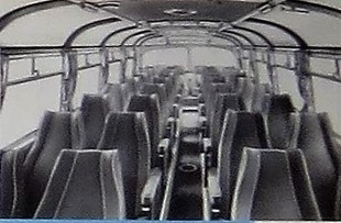 Пассажирский салон, вид назад. Фото из буклета завода-изготовителя