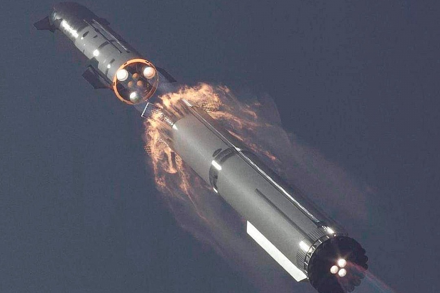 Космическая система "Старшип", компании SpaceX использует жидкий метан в качестве основного вида топлива.