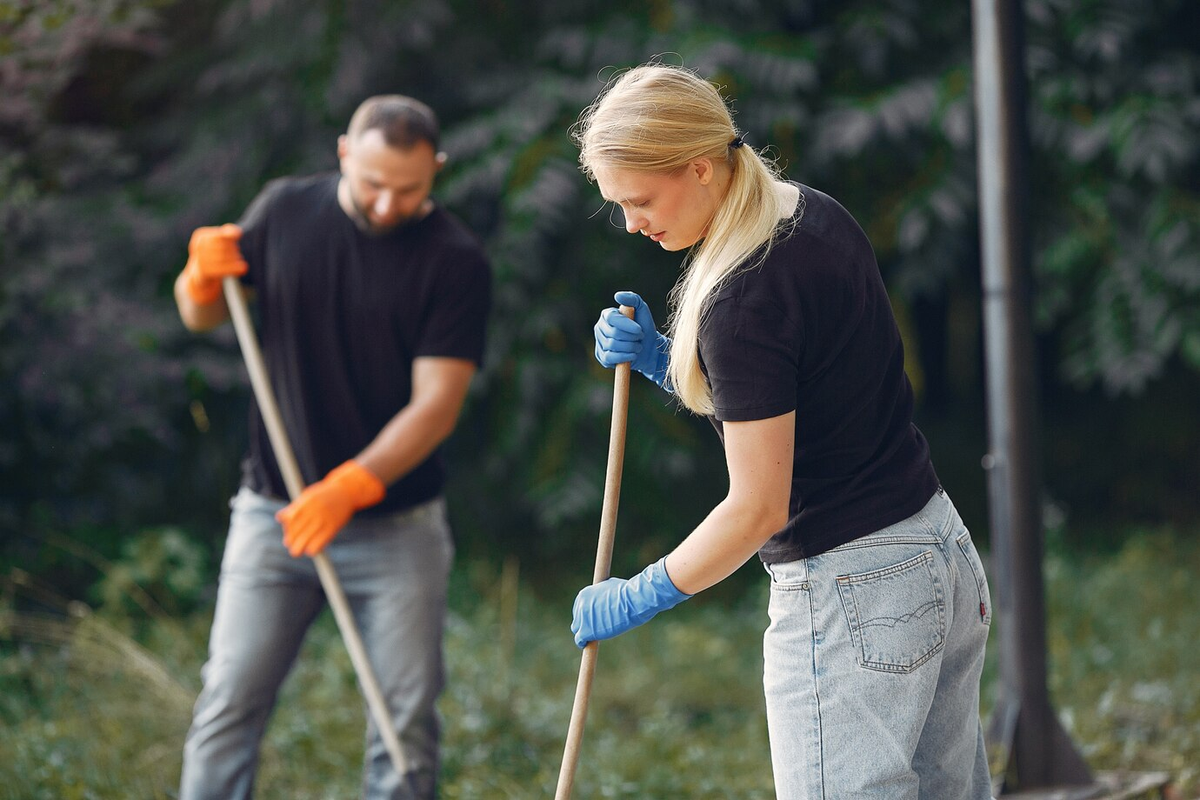 Выровняйте участок, но не переусердствуйте: небольшие перепады высот можно эффектно обыграть в ландшафтном дизайне