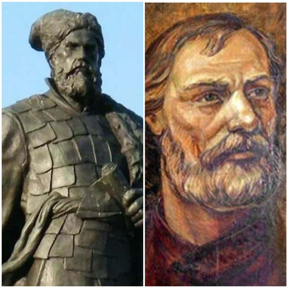 Памятник Ерофею Хабарову в Хабаровске и Поярков Василий Данилович 