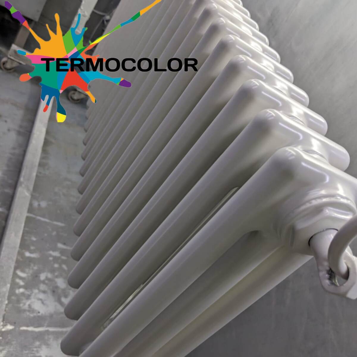 Порошковая покраска трубчатого радиатора Arbonia