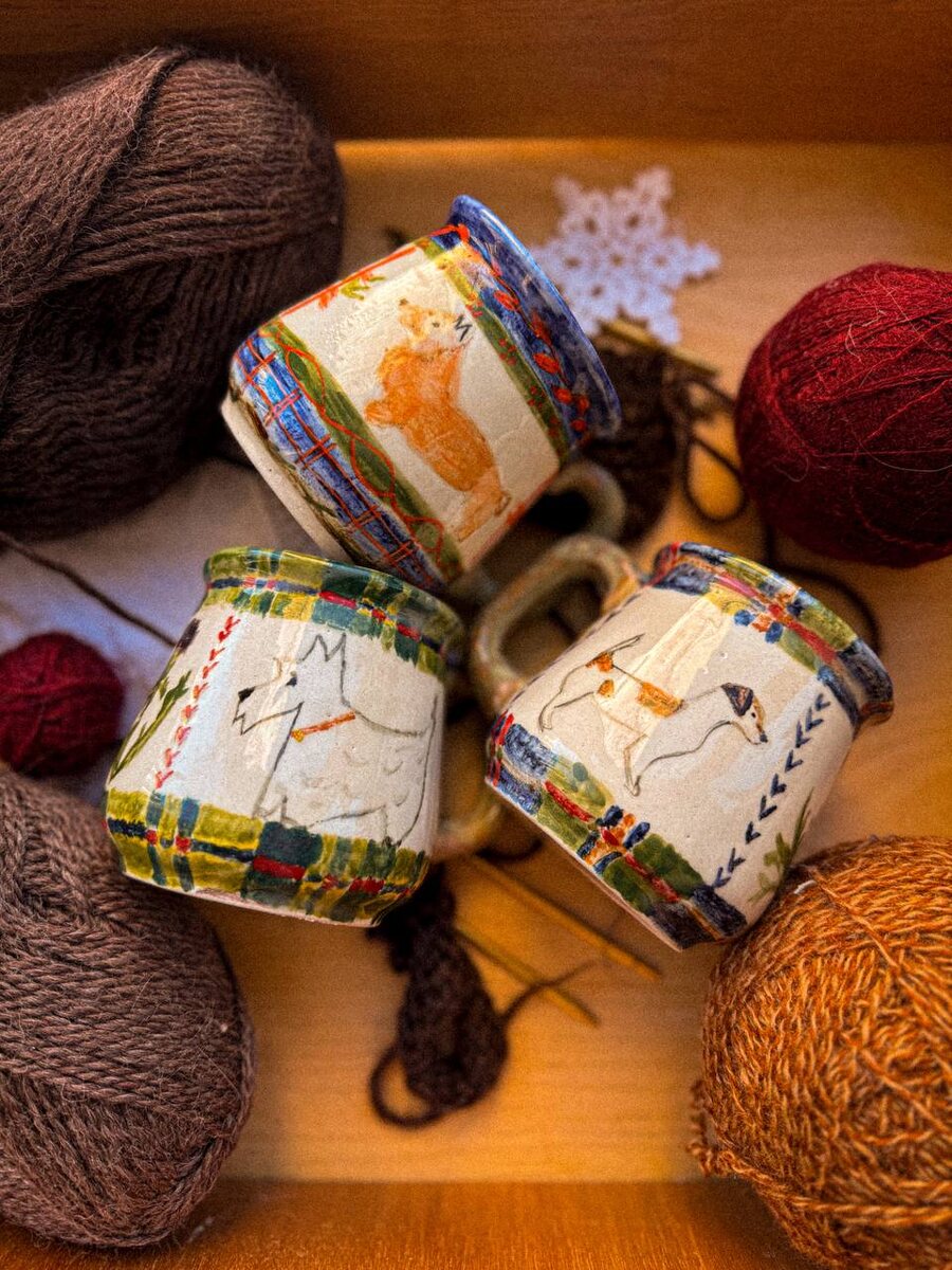 Вот такие чашечки получились! 