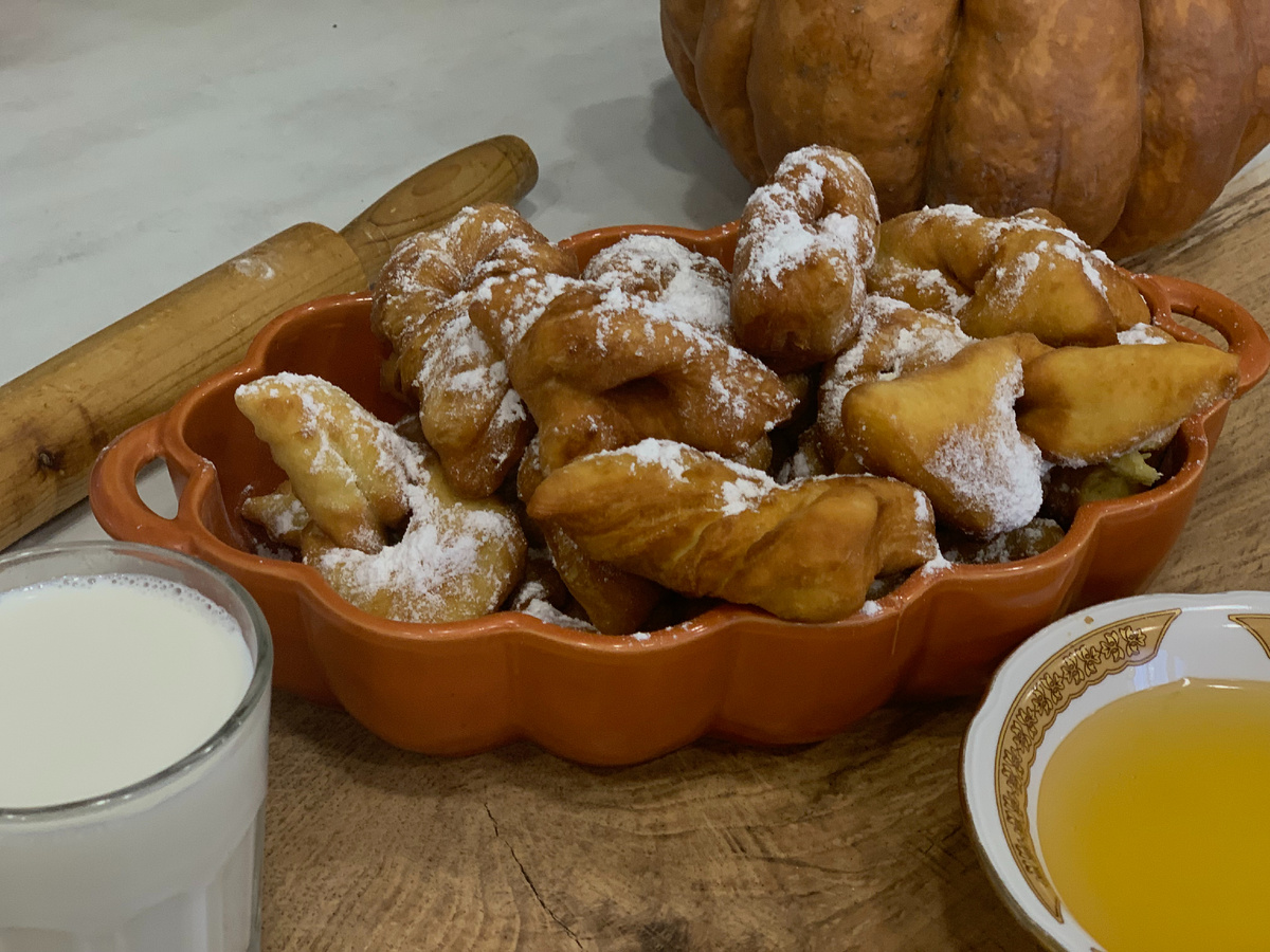 Орешки (вергуны) на Масленицу. Фото автора канала