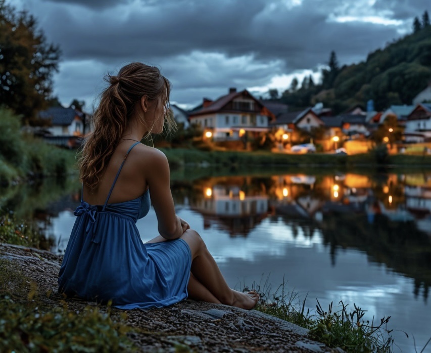 Оказавшись наедине с собой, она поняла, что она потеряла свою сущность