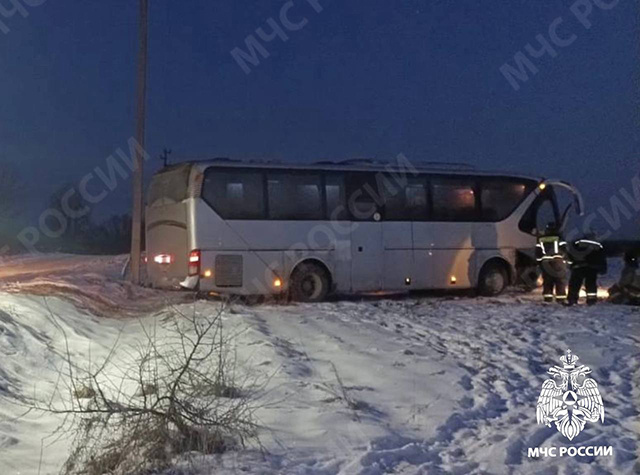 В Тверской области водителю автобуса стало плохо на дороге