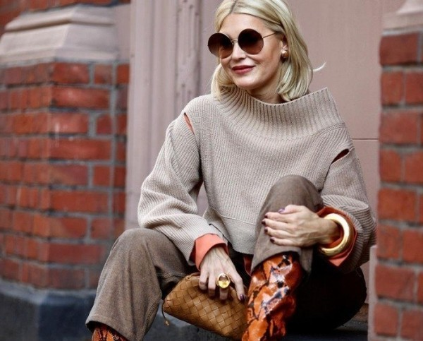 джемпер спицами