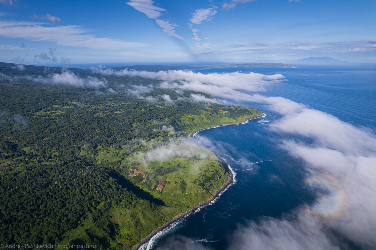 Кунашир севернее Тяти