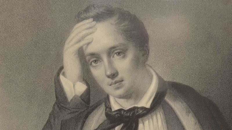 Молодой Евгений Баратынский.