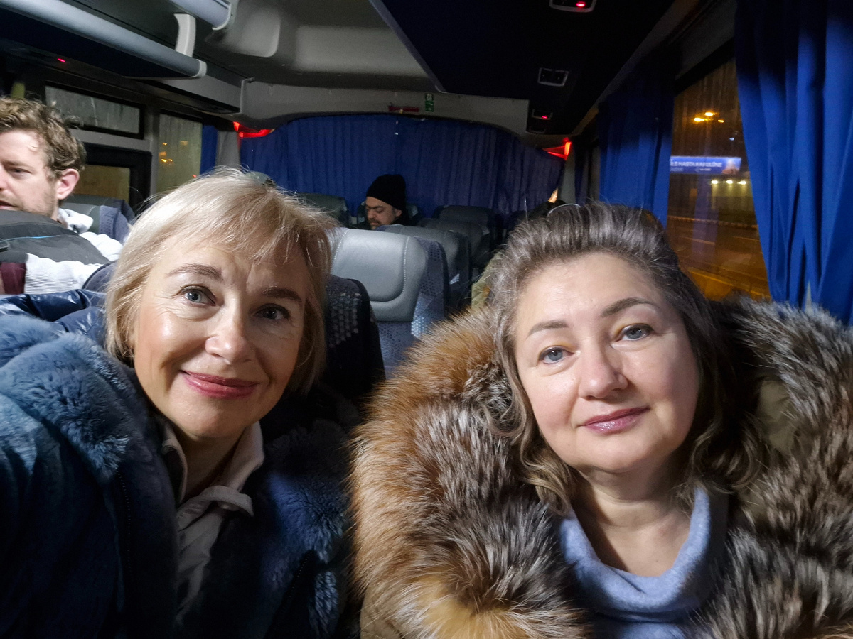 в автобусе, возвращаемся в аэропорт, Стамбул