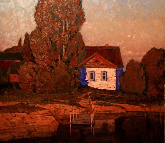 Шумейко. Закат. 2005. Холст, масло.