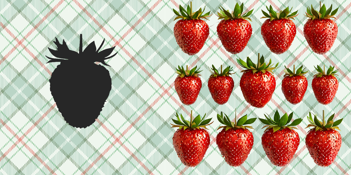 Какой клубничке принадлежит тень?