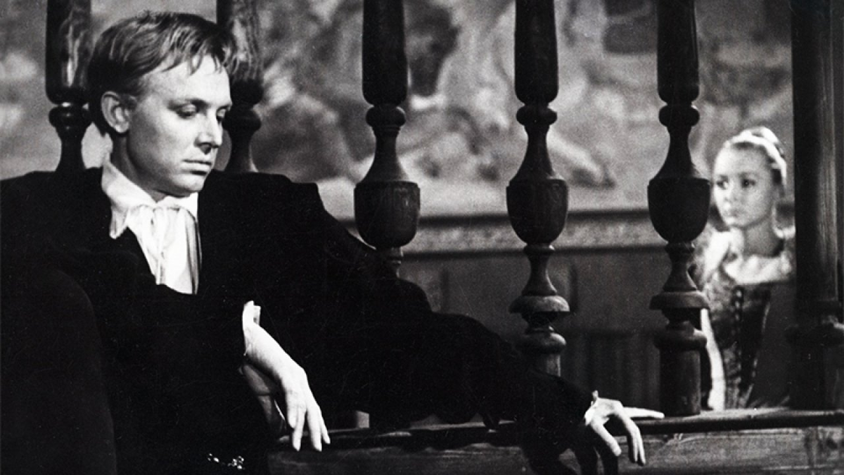 Кадр из фильма «Гамлет», 1964 год, режиссер Григорий Козинцев