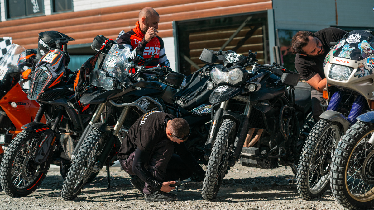 Выставляем нужное давление в шинах