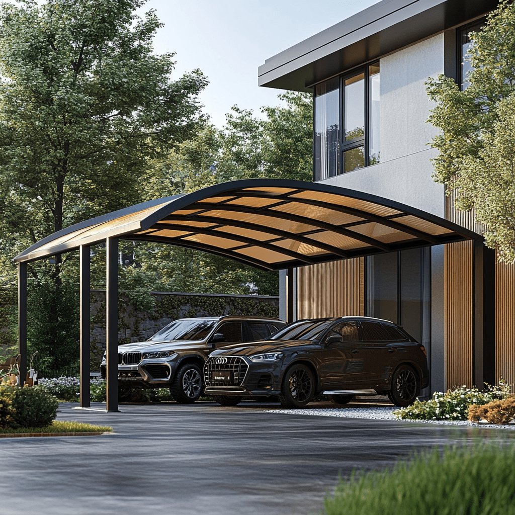    Преобразите свой двор с надежными и стильными навесами из поликарбоната от компании ZMK-Zenit в Уфе! ZMK-ZENIT