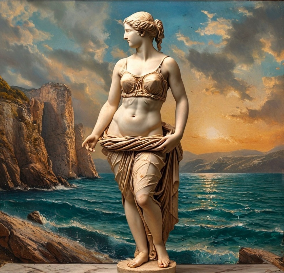 Венера Милосская по мнению нейросети