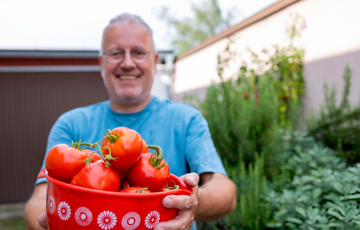 Помидорки со своей грядки