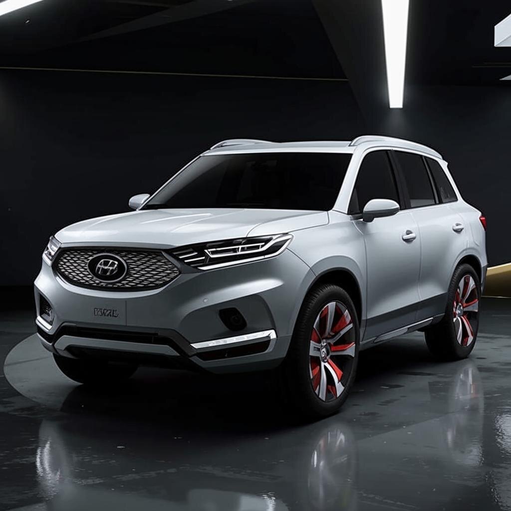 уникальный дизайн Haval H5 в будущем.