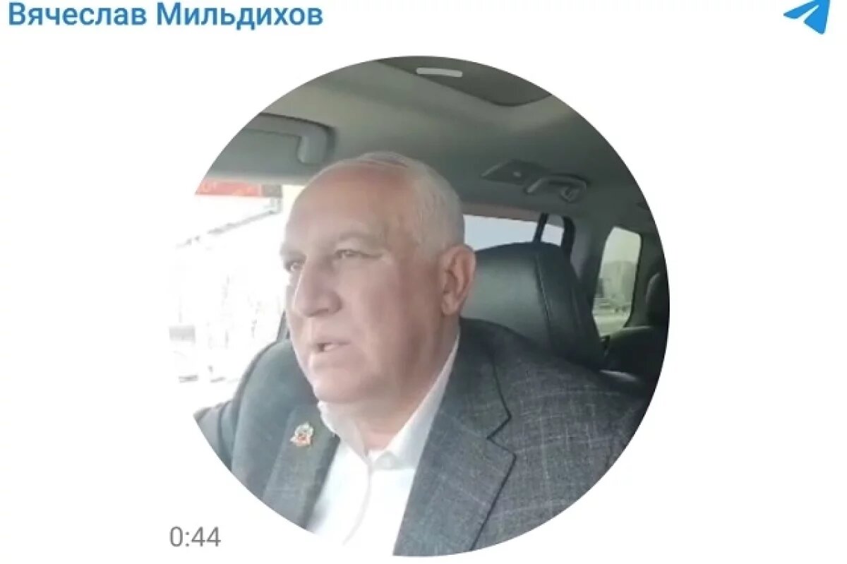    Мэр Владикавказа оштрафовали за непристёгнутый ремень на его же видео