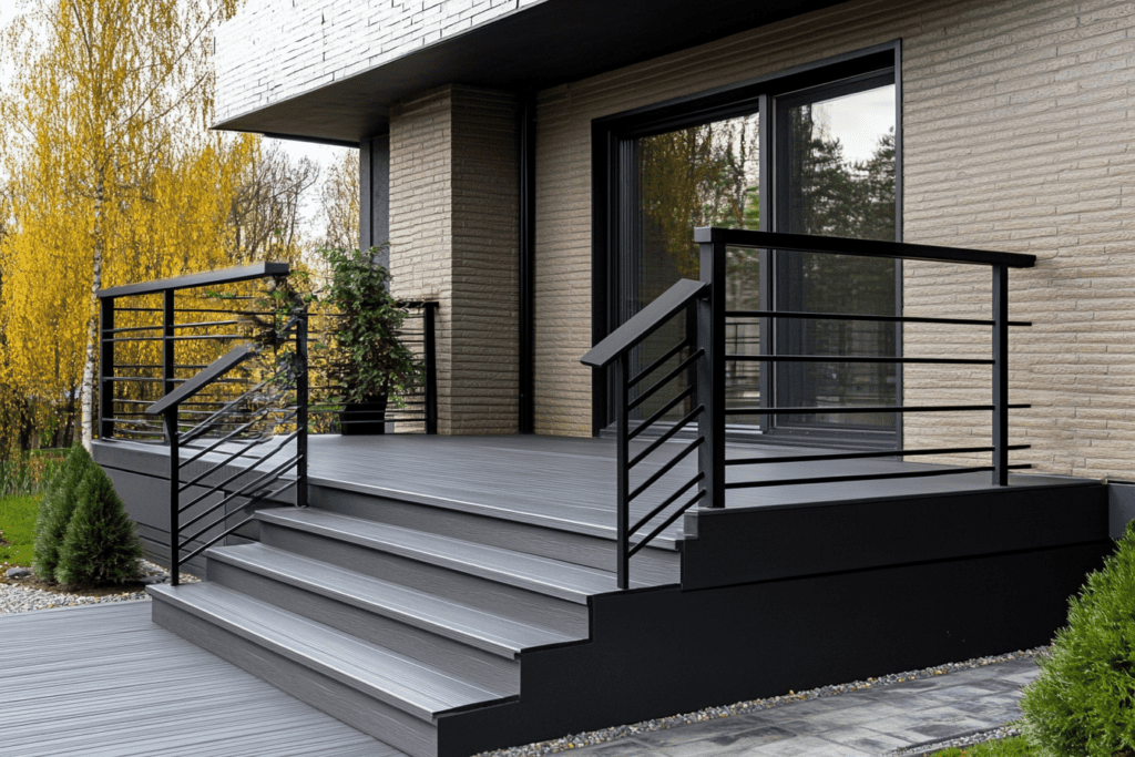    Создайте уникальное крыльцо в стиле лофт с качественными металлическими перилами и террасной доской от ZMK-Zenit в Уфе! ZMK-ZENIT