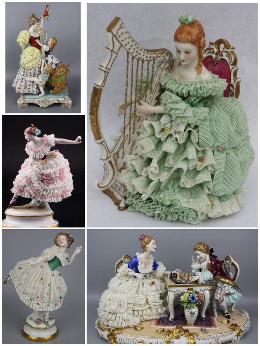 дрезденский фарфор (стиль рококо)