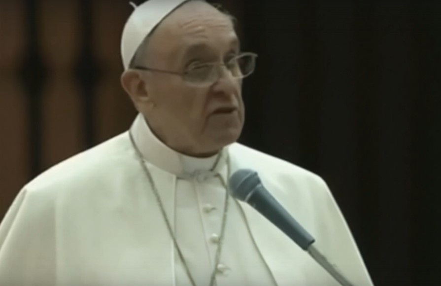 Папа римский Франциск. Фото: скриншот из видео