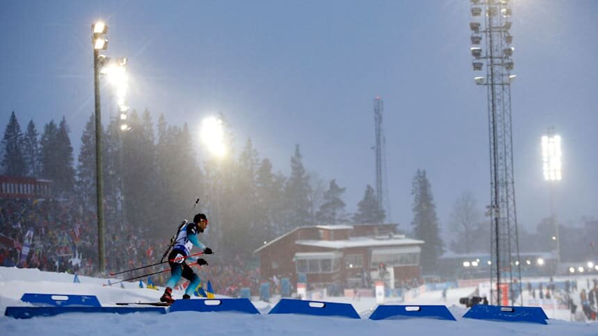Эстерсунд постоянно принимает этап Кубка мира по биатлону (Pallot/Agence Zoom/Getty Images)