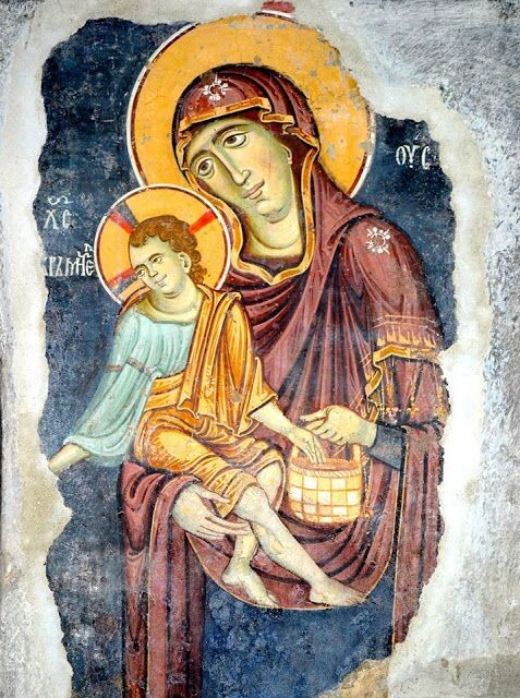 «Богородица Милостивая со Христом, питателем сирот». Источник: https://fi.pinterest.com/pin/312718767856416752/